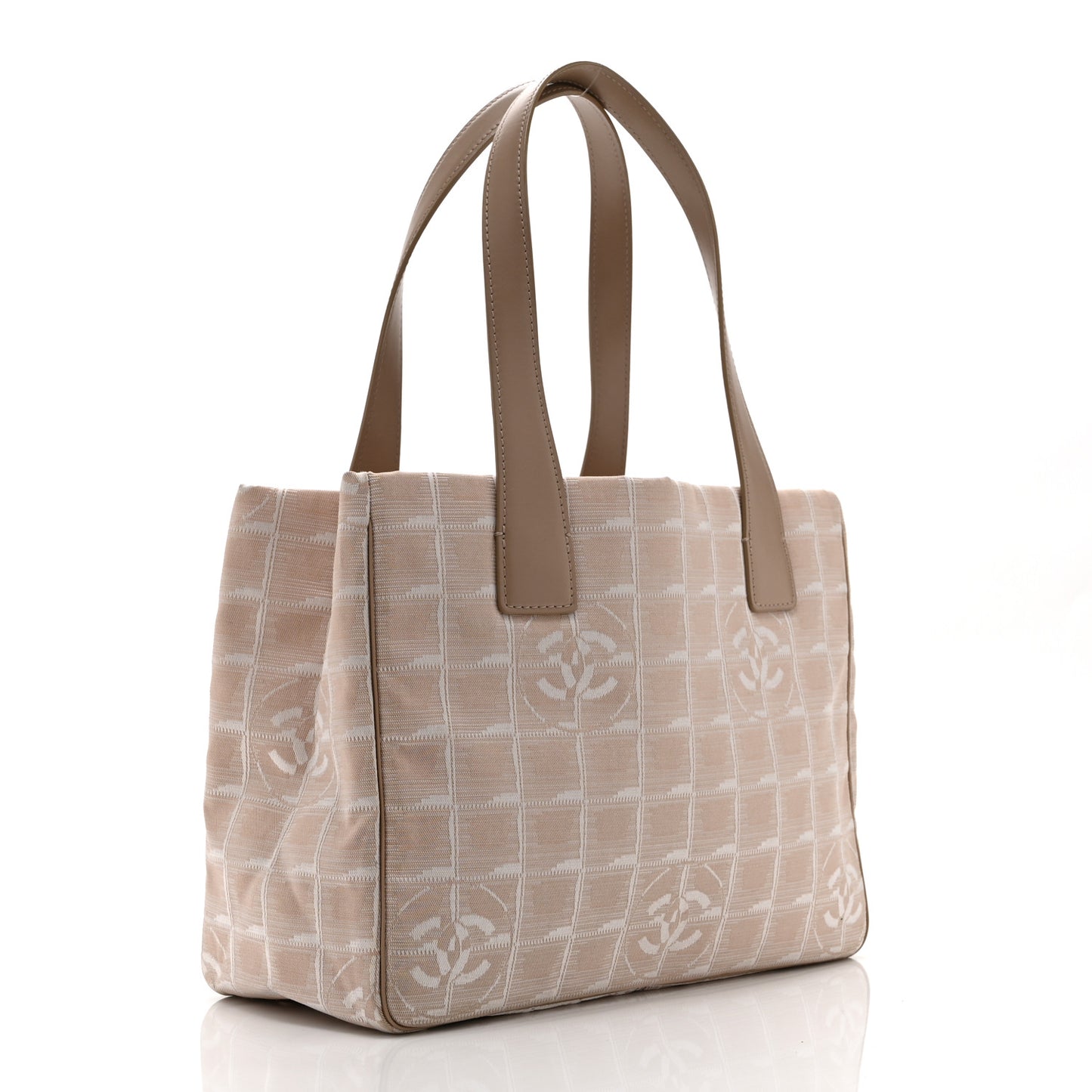 Nylon Small Travel Tote Beige