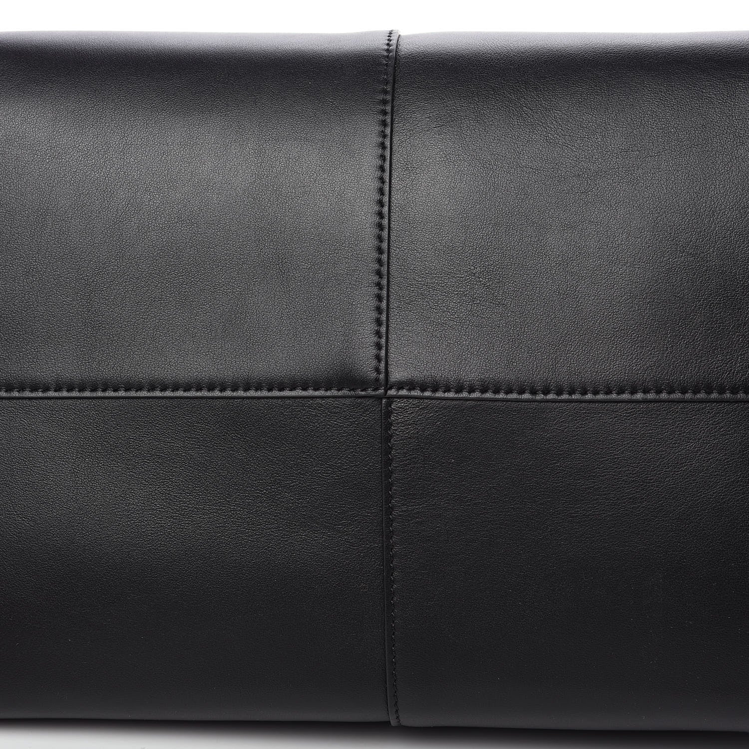 Versace Calfskin Baroque Scarf Tote Black 7 of 9