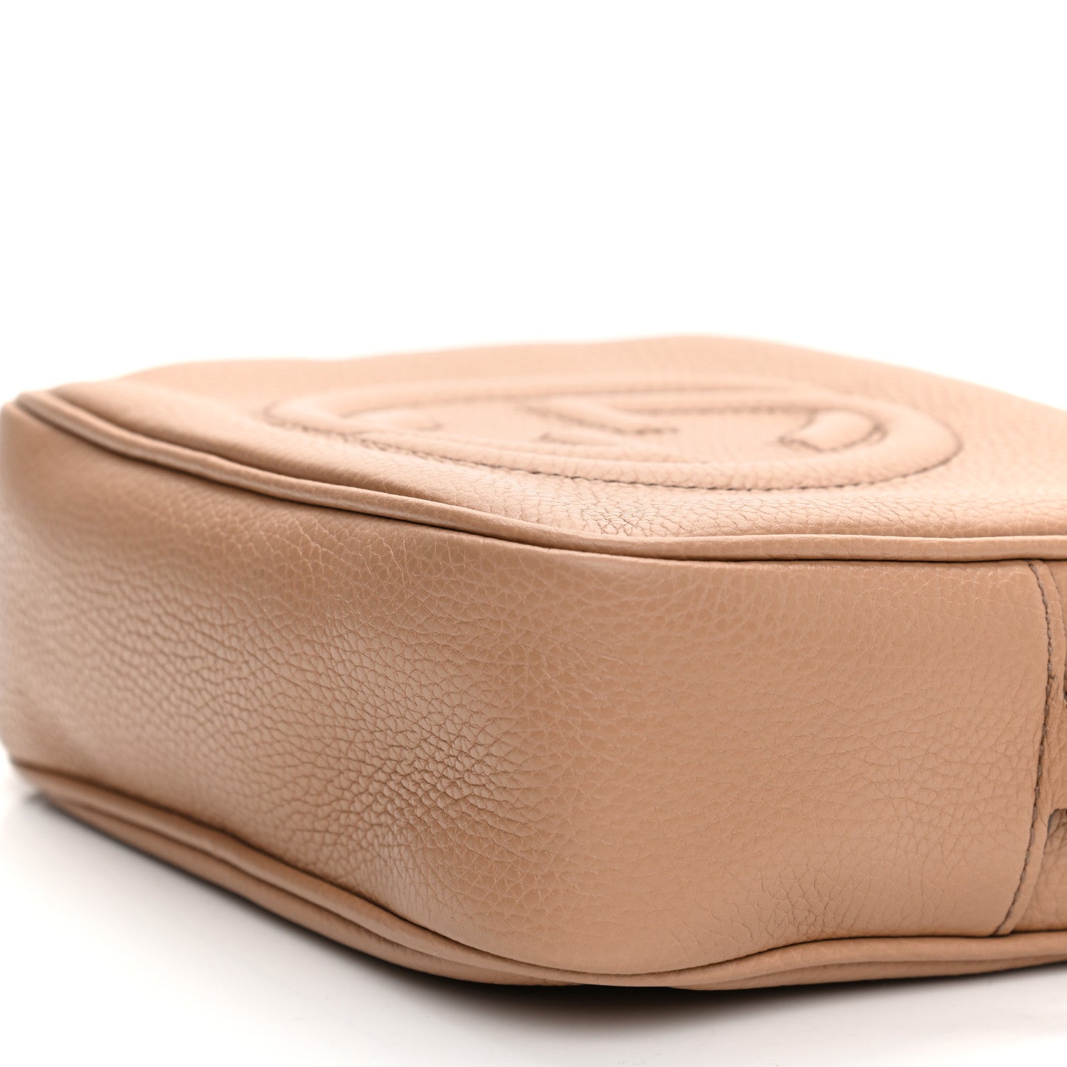 Gucci Pebbled Calfskin Small Soho Disco Bag Rose Beige 11 of 11