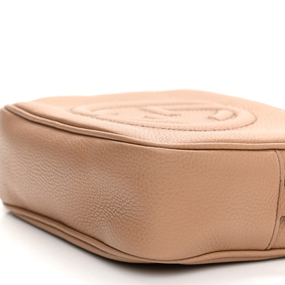 Gucci Pebbled Calfskin Small Soho Disco Bag Camelia 11 of 11