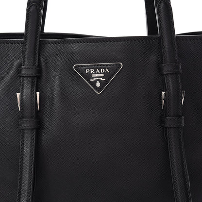 Prada Saffiano Soft Tote Black 15 of 16