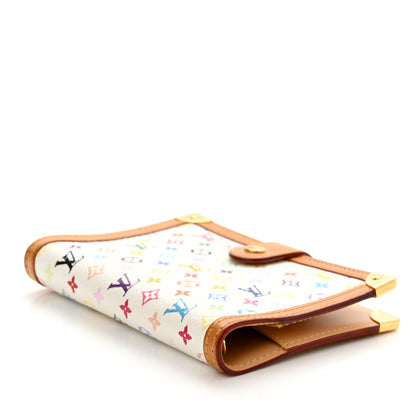Louis Vuitton Monogram Multicolor Small Ring Agenda Cover White 4 of 6