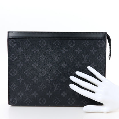 Louis Vuitton Monogram Eclipse Pochette Voyage MM 2 of 8