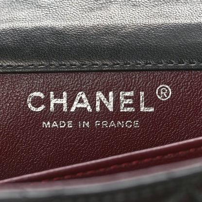 Chanel Lambskin Quilted Extra Mini Rectangular Flap Black 7 of 12