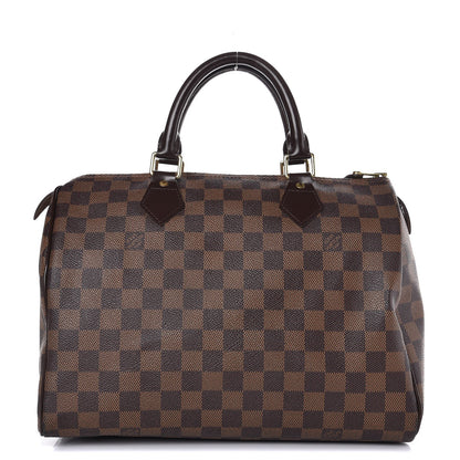 Louis Vuitton Damier Ebene Speedy 30 1 of 12