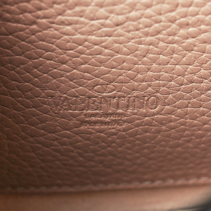 Valentino Garavani Pebbled Calfskin Medium Rockstud Flip Lock Crossbody Bag Poudre 6 of 8