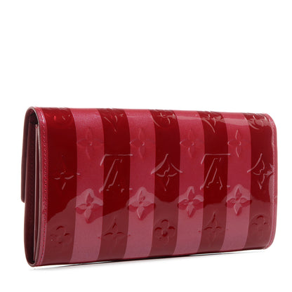 Louis Vuitton Vernis Rayures Sarah Wallet Pomme D'Amour 3 of 8