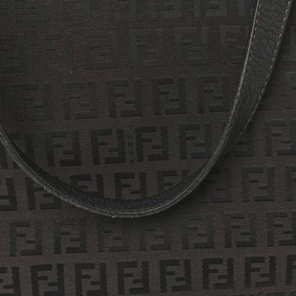 Fendi Zucchino Vitello Shopping Tote Brown 15 of 17