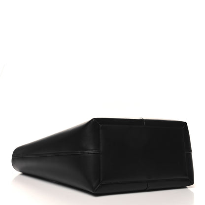 Saint Laurent Smooth Calfskin Maxi Trapezoid Shopping Tote Black 5 of 11