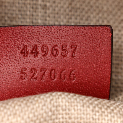 Gucci Soft Microguccissima Dome Satchel Red 7 of 10