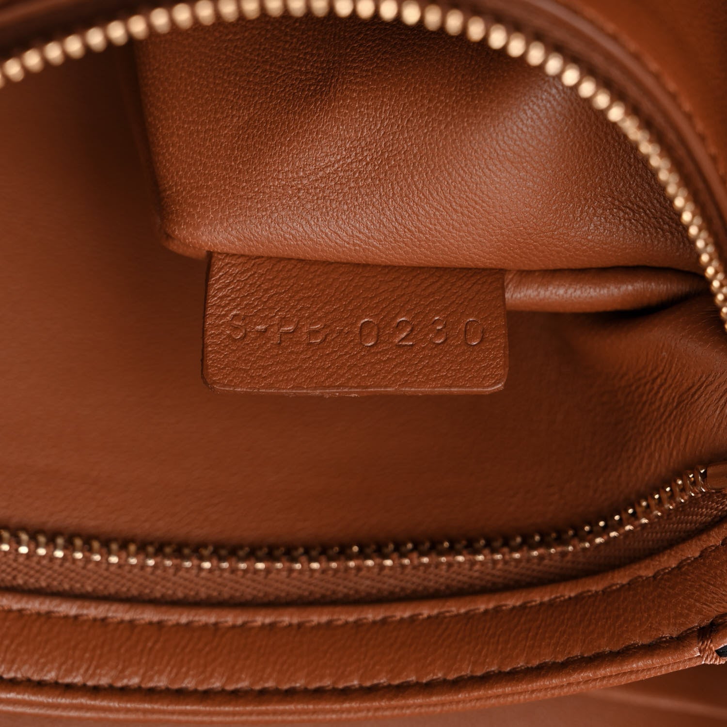 Celine Textile Natural Calfskin Classique Triomphe Khaki Tan 8 of 14