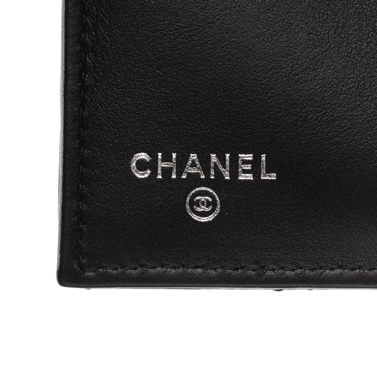 Chanel Calfskin Quilted Compact Flap Wallet So Black 6 of 7