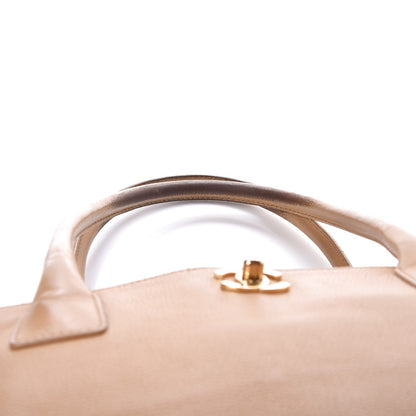 Chanel Calfskin Cerf Executive Shopper Tote Beige 13 of 24