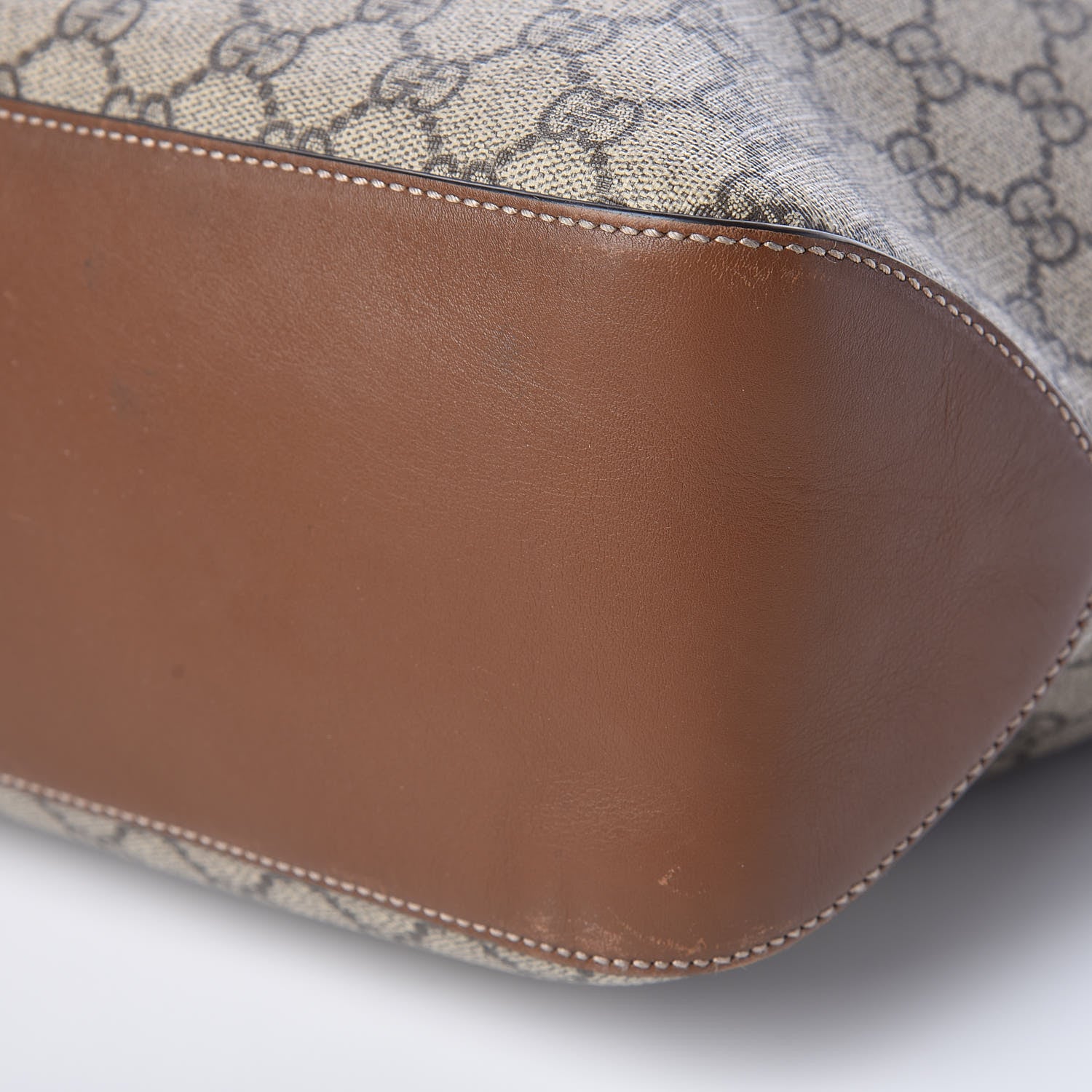 Gucci GG Supreme Monogram Large Linea A Hobo Light Brown 11 of 11