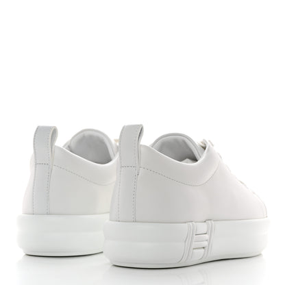 Hermes Calfskin Womens Happy Sneakers 35 White 4 of 9