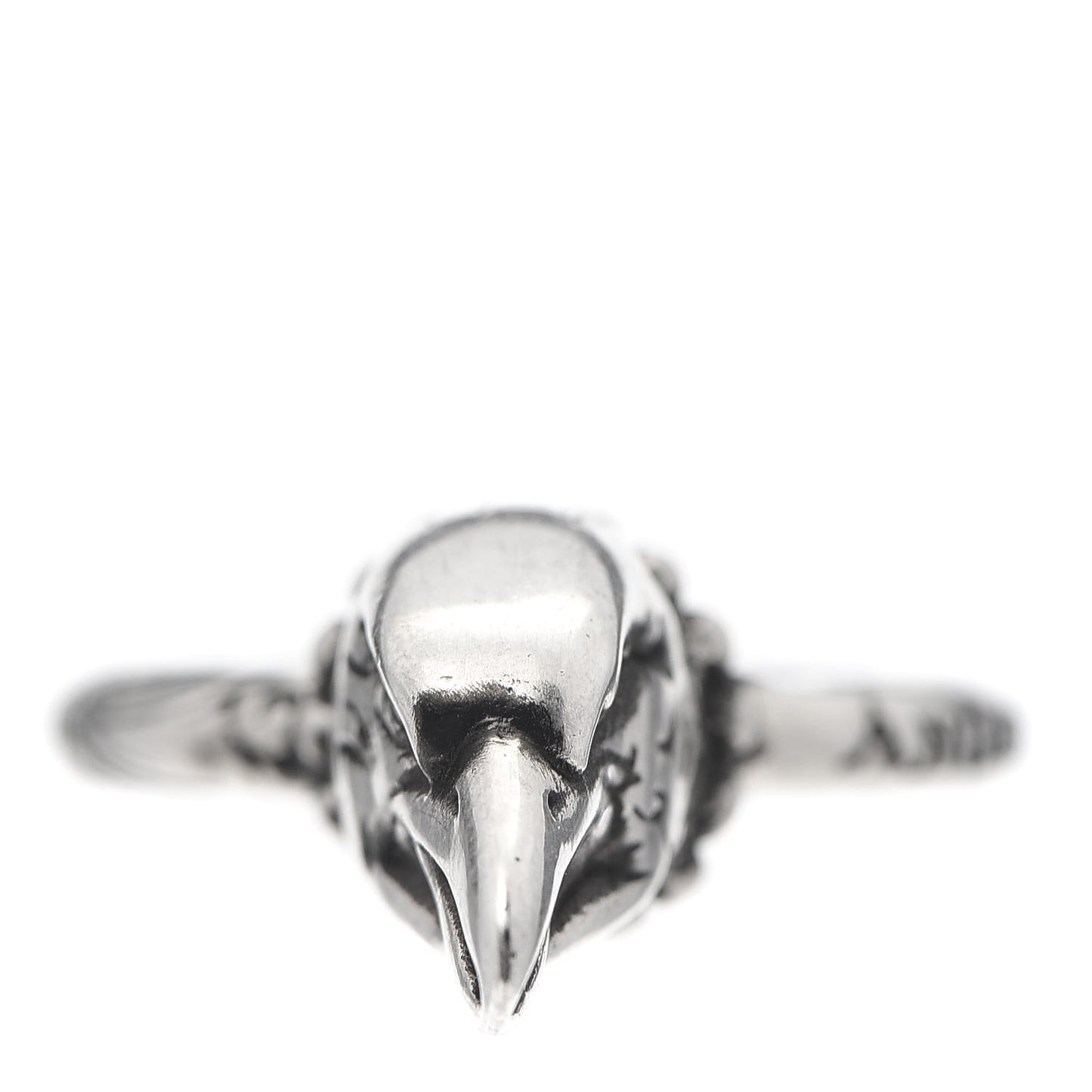Sterling Silver Anger Forest Eagle Head Ring 53 6.5