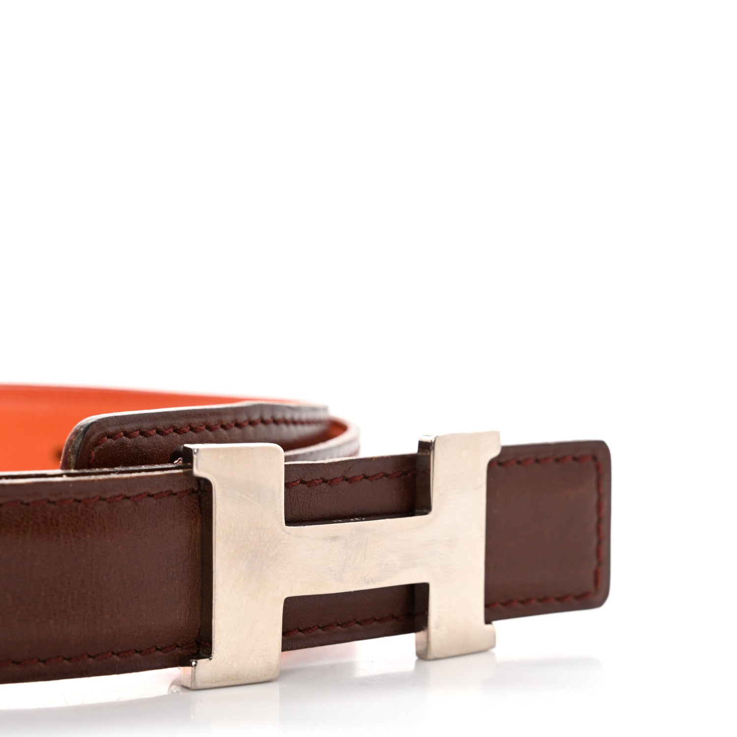 Hermes Box Gulliver 38mm Constance H Belt 70 Havane Orange 8 of 8