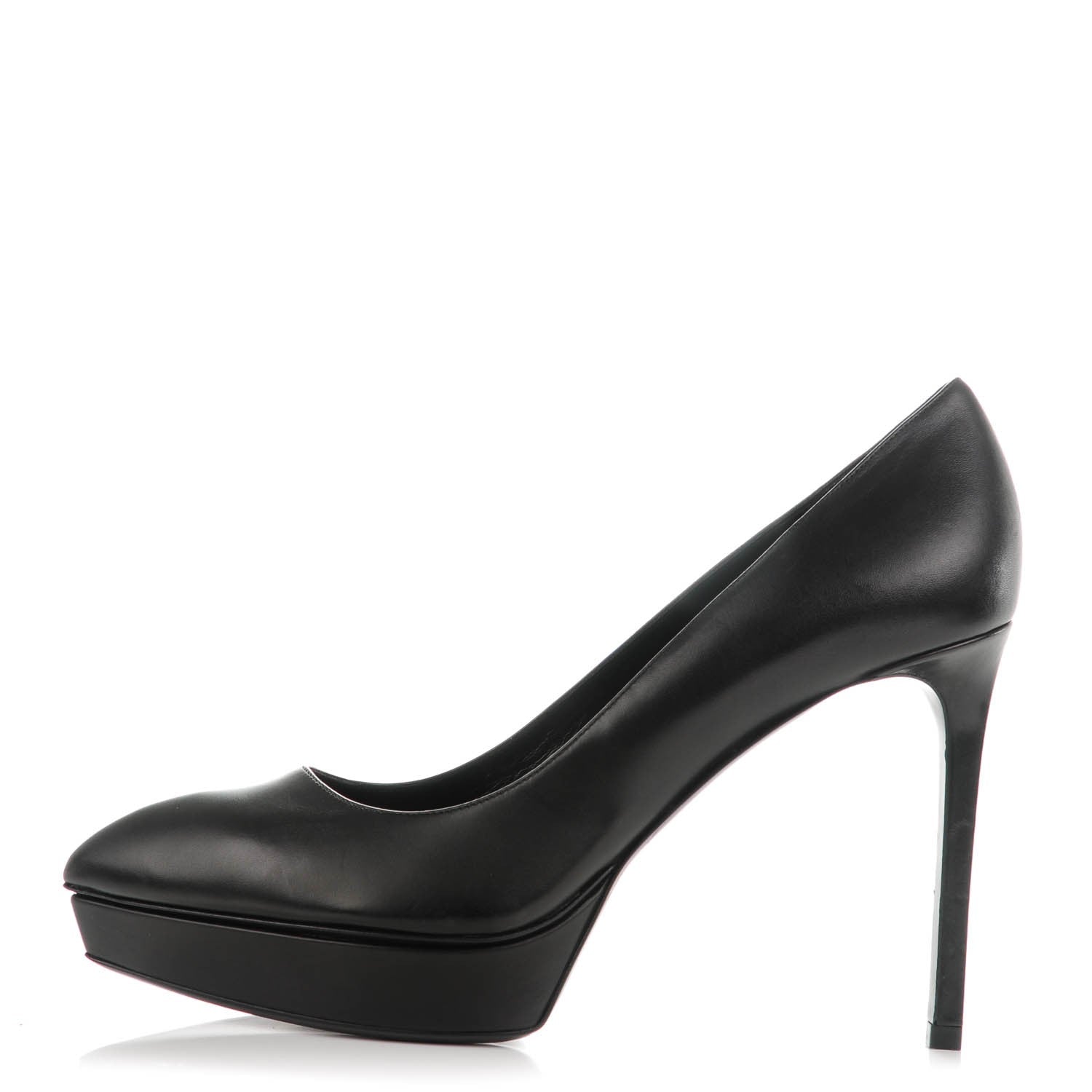 Saint Laurent Calfskin Classic Janis 80 Escarpin Pumps 40 Black 1 of 8