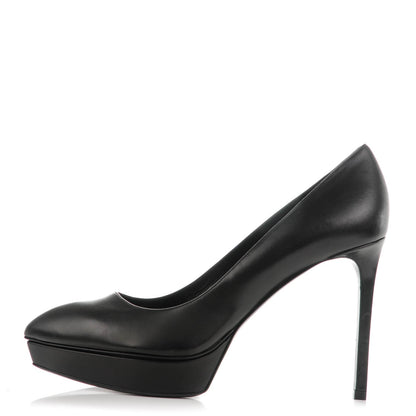 Saint Laurent Calfskin Classic Janis 80 Escarpin Pumps 40 Black 1 of 8