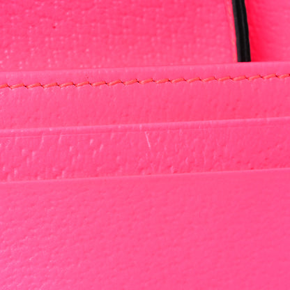 Gucci Calfskin Flora Print Zumi Card Case Fuxia Fluo 8 of 10