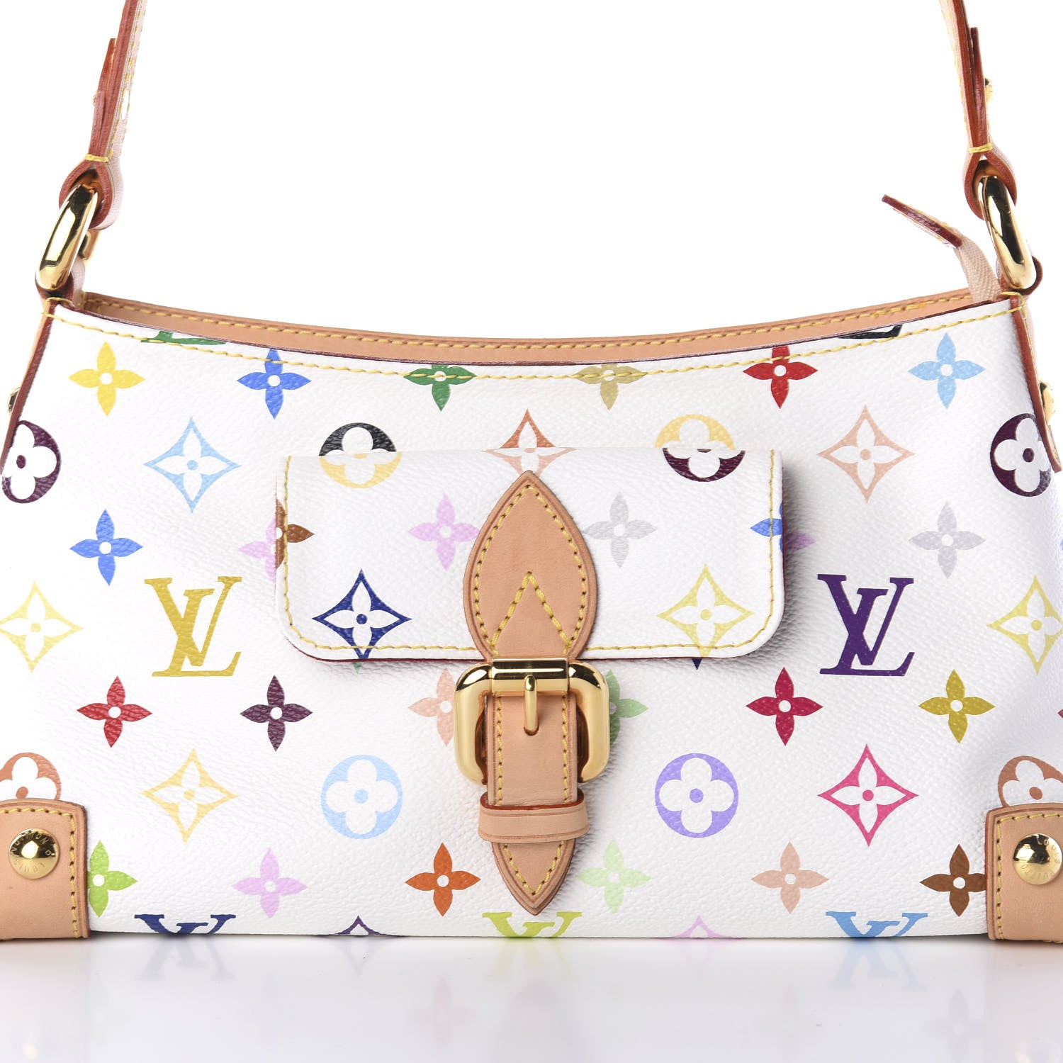 Louis Vuitton Monogram Multicolor Eliza White 10 of 10