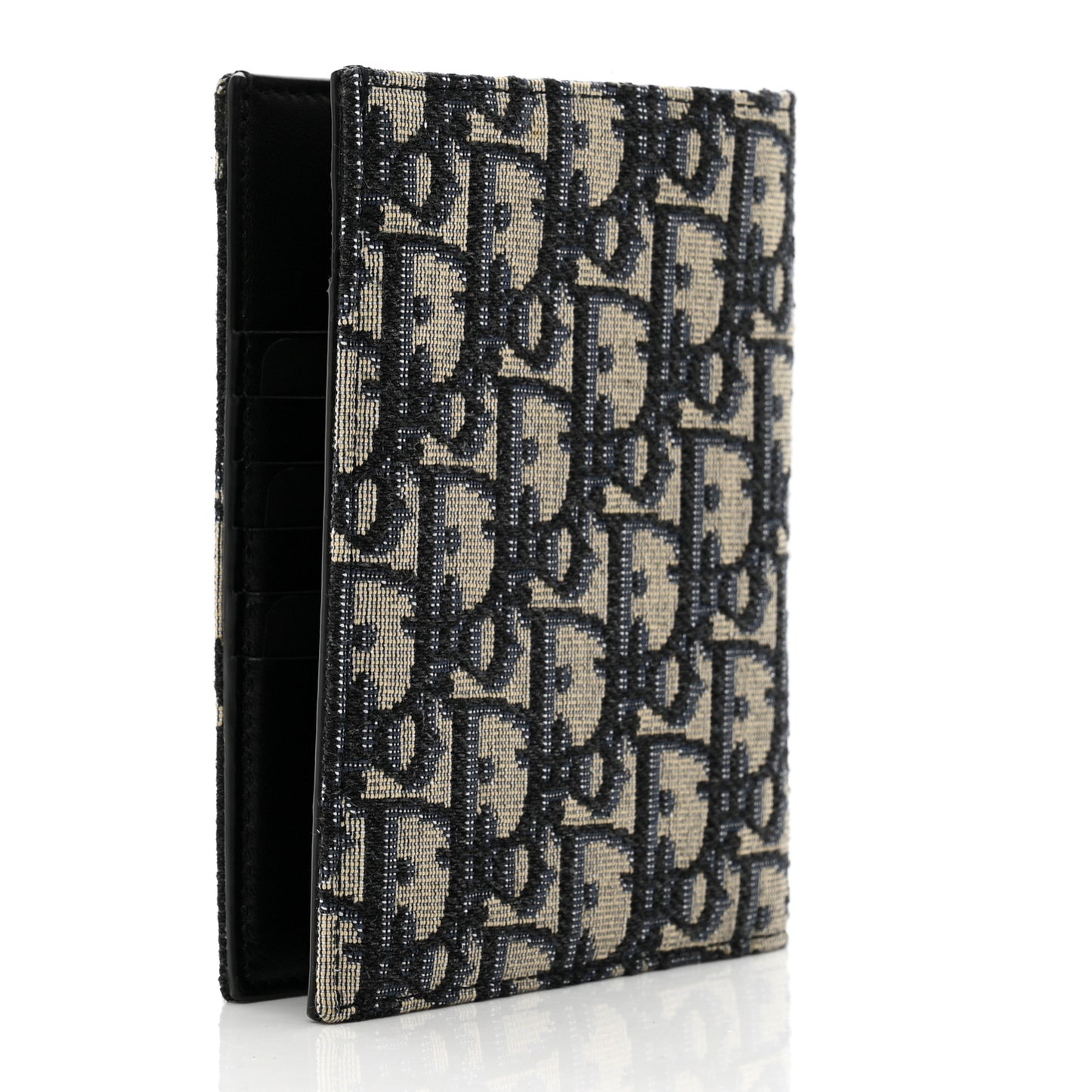 Oblique Passport Holder Blue