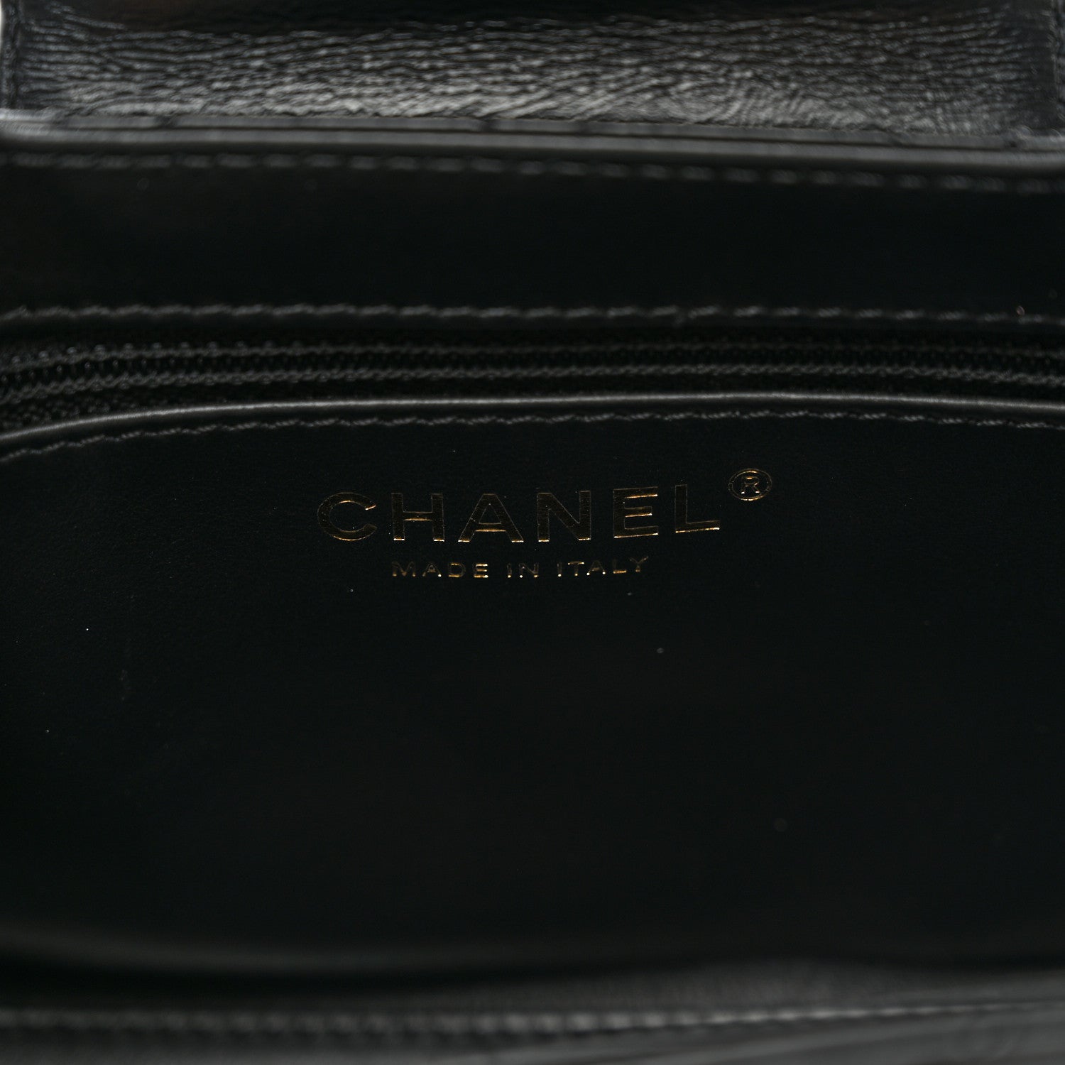 Chanel Shiny Aged Calfskin Quilted Nano Kelly Shopper Black 6 of 11