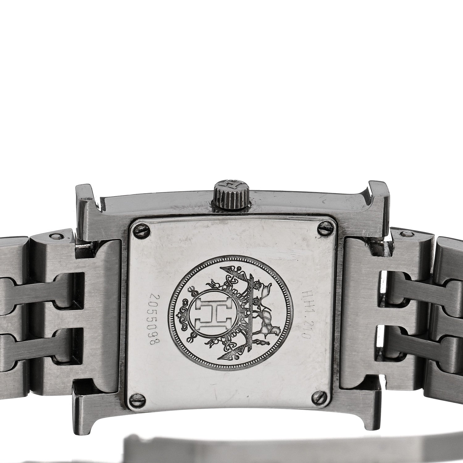Hermes Stainless Steel 21mm Heure H Hour Quartz Watch 4 of 4
