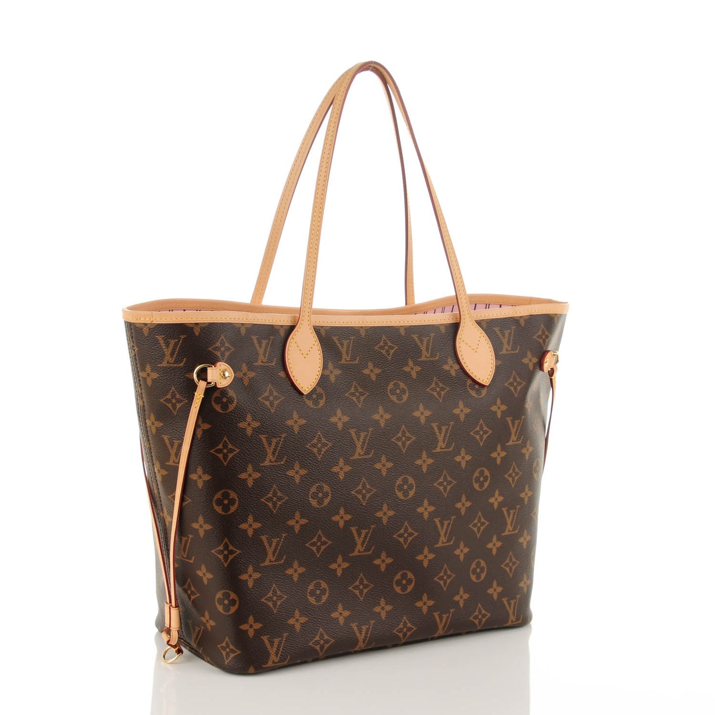 Monogram Neverfull MM Rose Ballerine