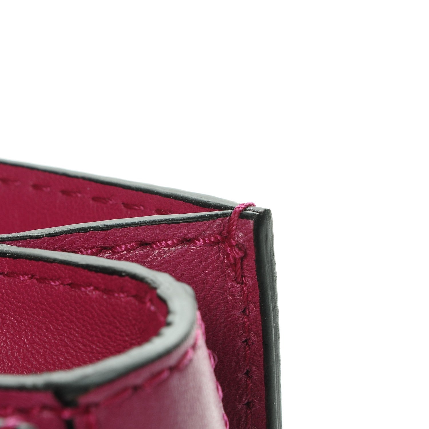 Valentino Garavani Shiny Nappa L'Amour Rockstud Shoulder Bag Fuxia 8 of 8
