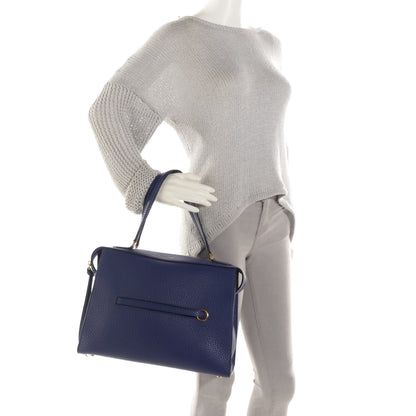 Celine Bullhide Calfskin Medium Ring Bag Indigo 2 of 7