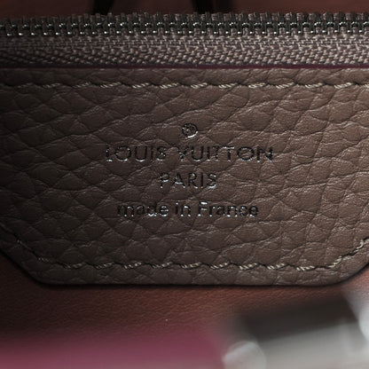 Louis Vuitton Taurillon Capucines MM Taupe 6 of 8