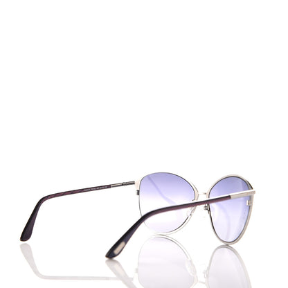 Tom Ford Penelope Vintage Round Sunglasses TF320 Purple 4 of 8