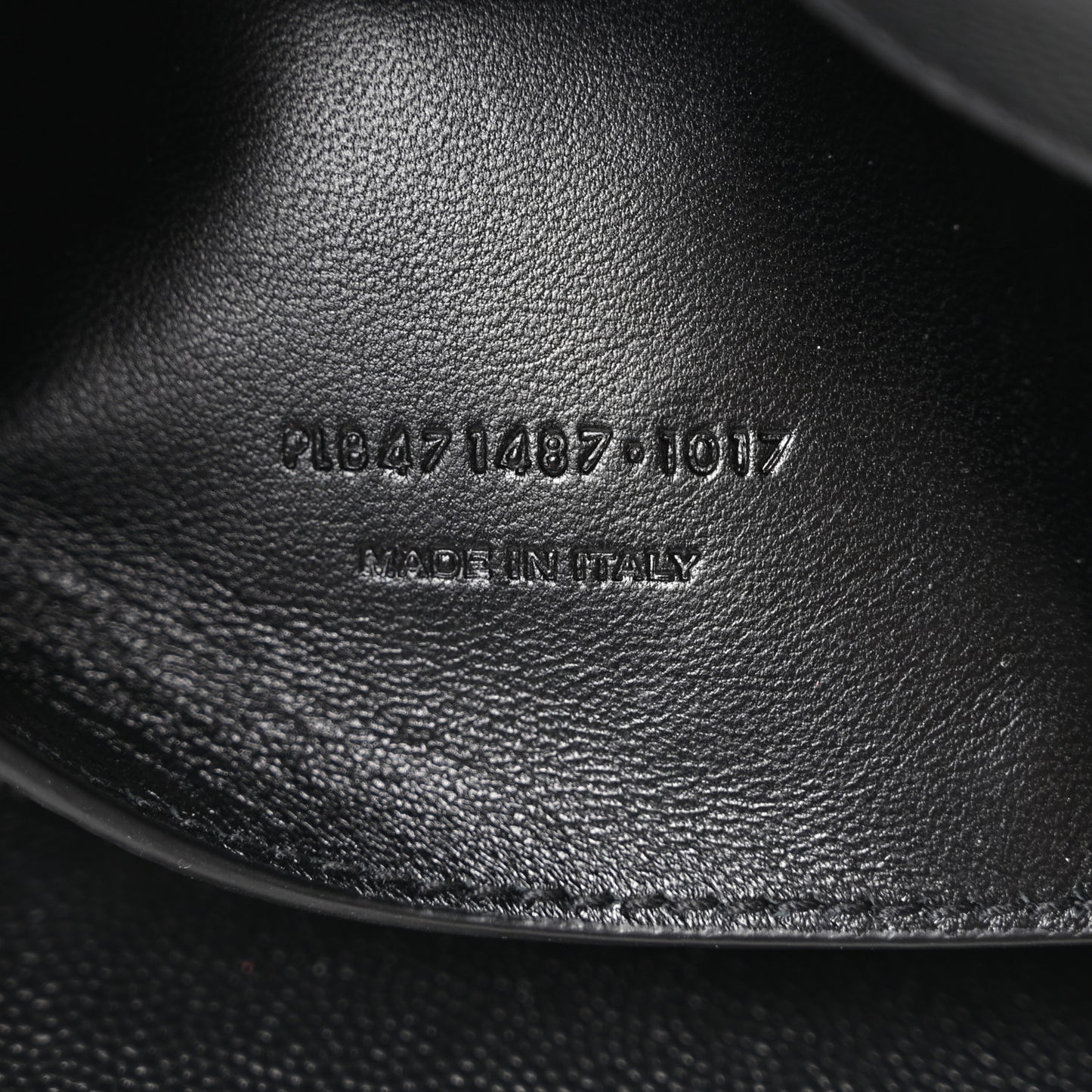 Grain De Poudre Medium West Hollywood Monogram Fold-Over Black