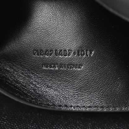 Saint Laurent Grain De Poudre Medium West Hollywood Monogram Fold-Over Black 7 of 10