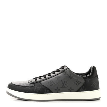 Louis Vuitton Reverse Monogram Eclipse Rivoli Mens Sneakers 10 Black 1 of 10