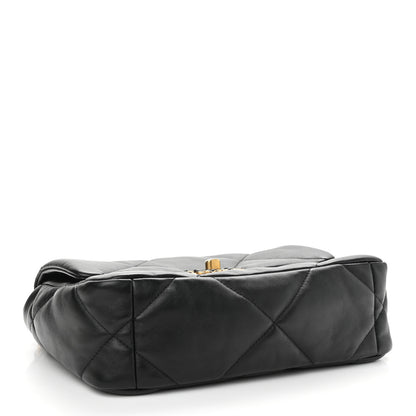 Chanel Goatskin Quilted Medium Chanel 19 Flap Black 4 of 12