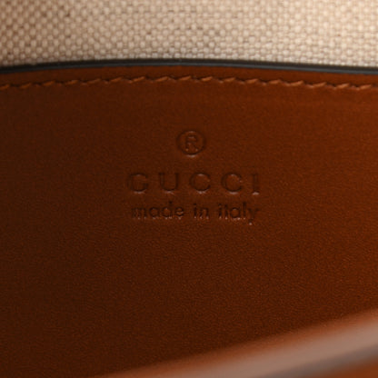 Gucci Charisma Calfskin Gucci Embossed Shoulder Flap Bag Peanut Brown 7 of 10
