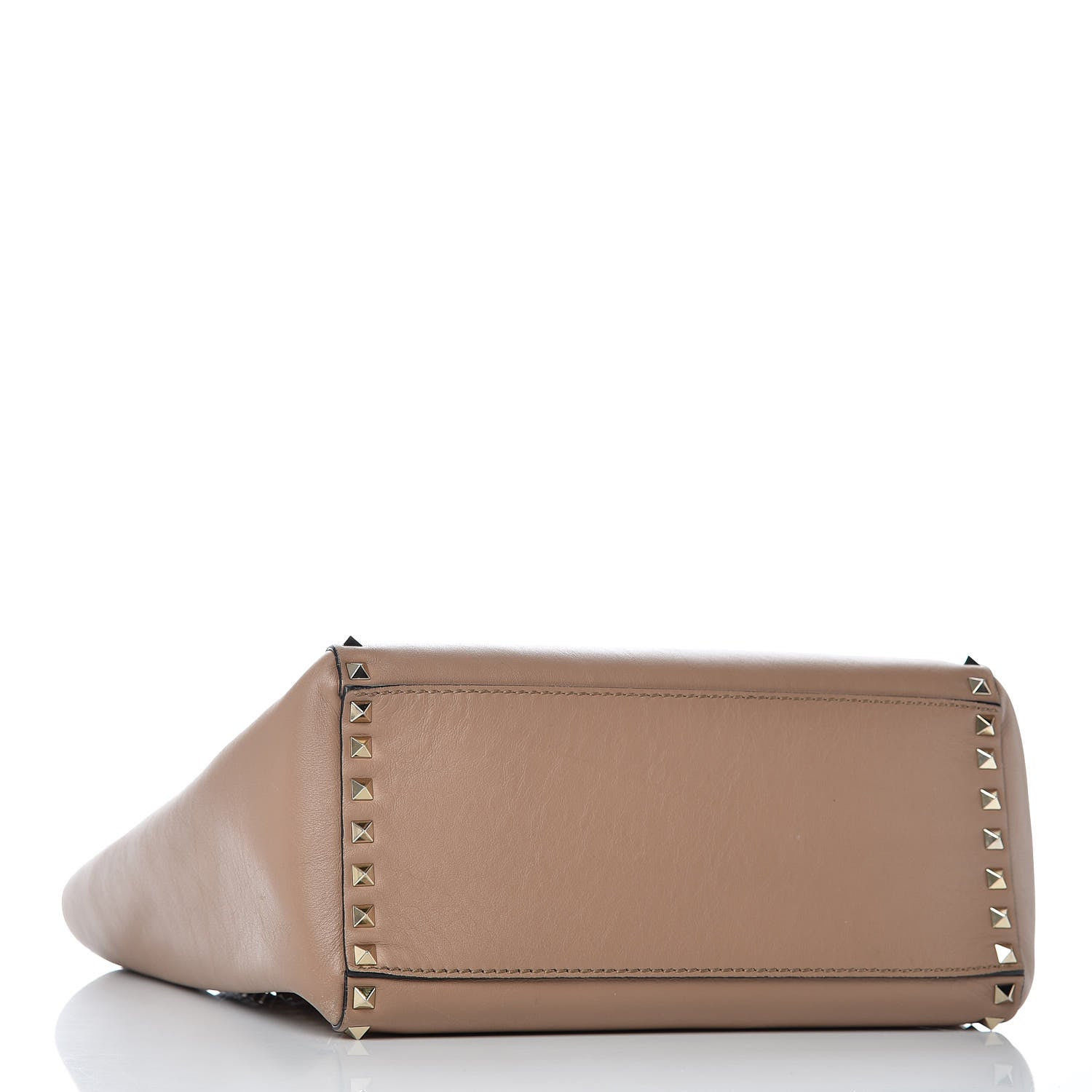 Valentino Garavani Vitello Rockstud Double Handle Tote Alpaca 4 of 14