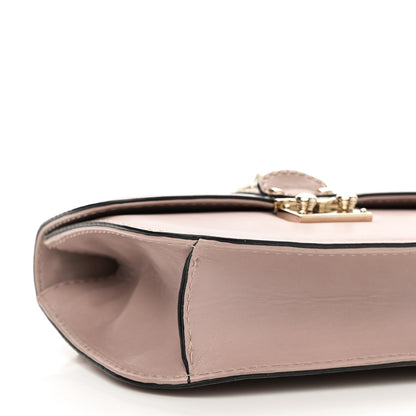 Valentino Garavani Vitello Small Glam Lock Rockstud Flap Poudre 8 of 9