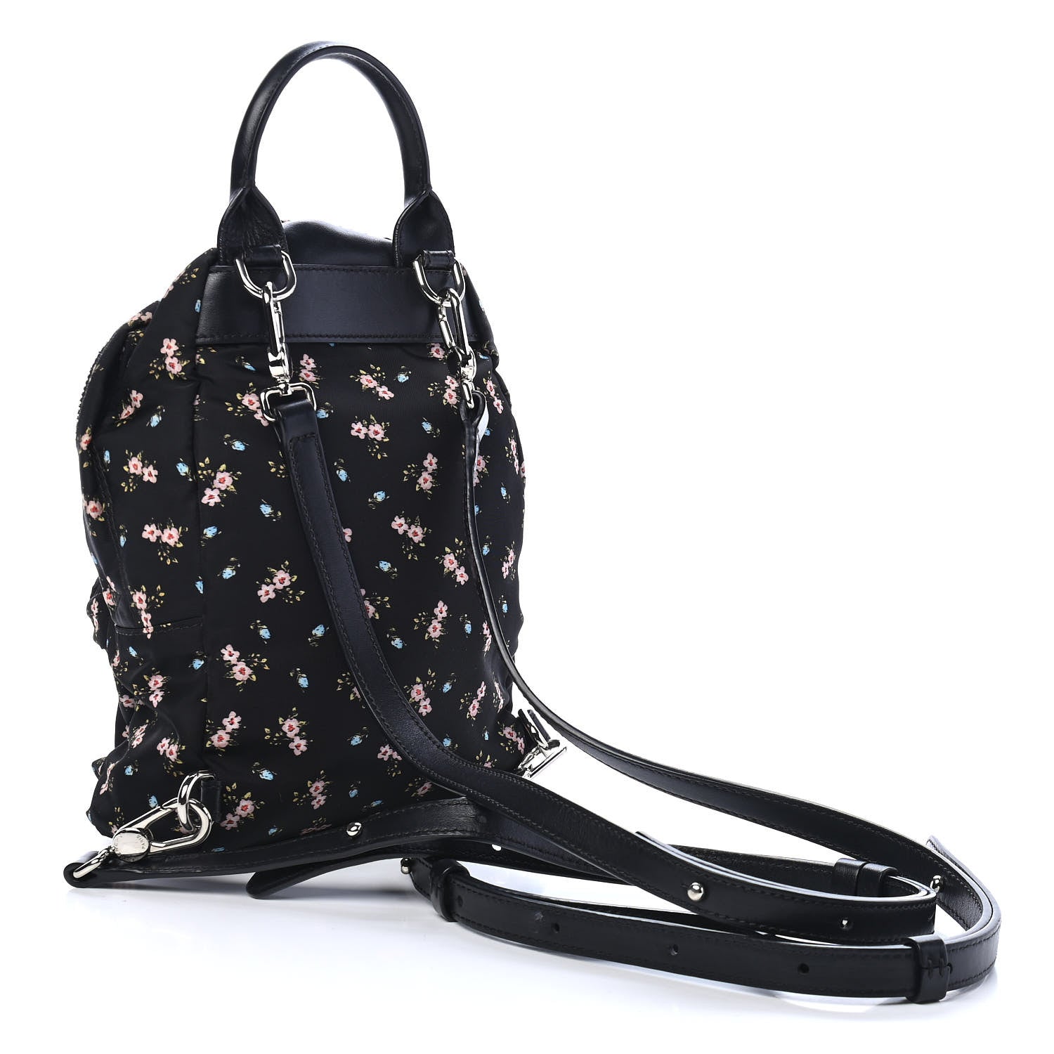 Givenchy Tech Twill Nylon Hibiscus Print Nano Backpack Multicolor 2 of 10