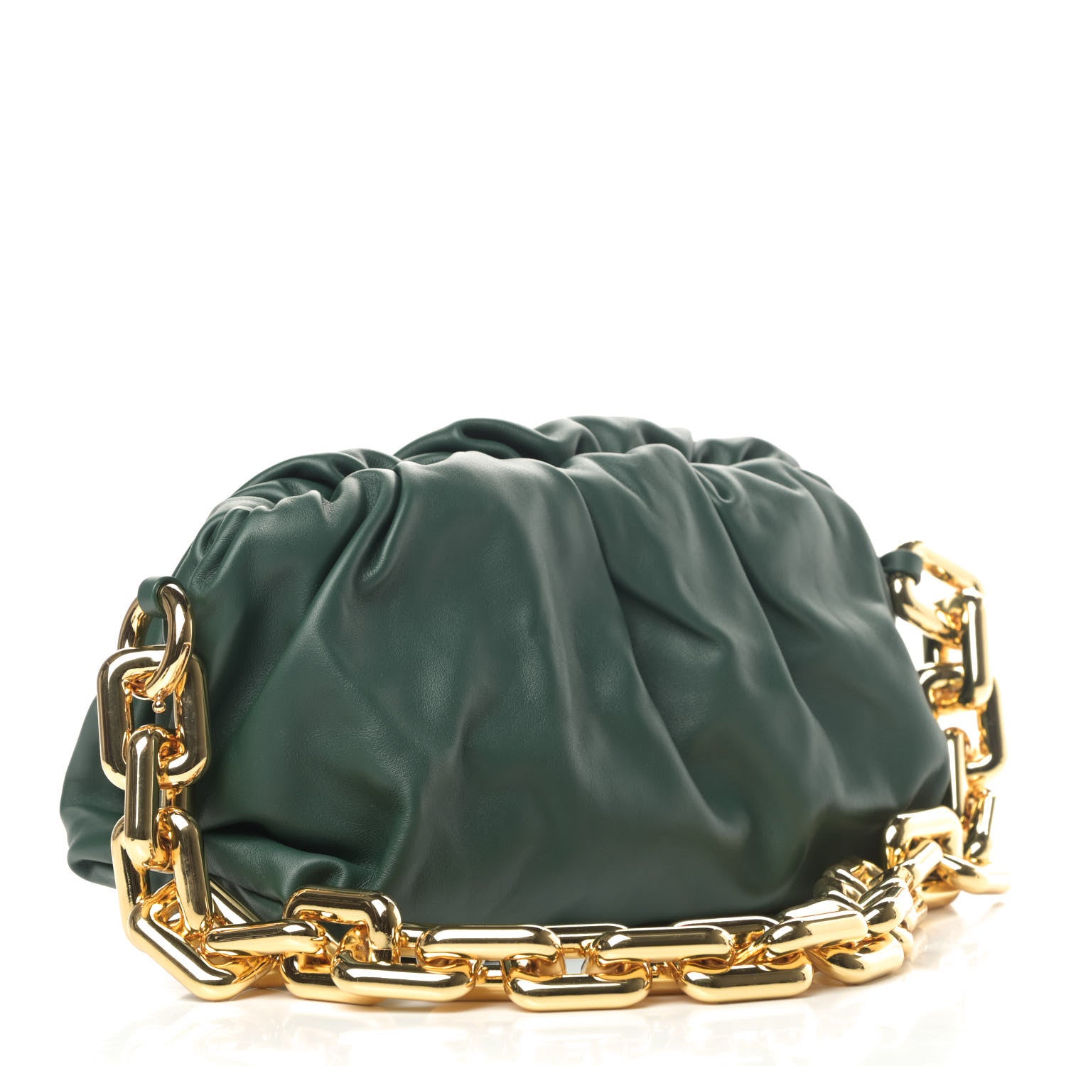 Bottega Veneta Calfskin The Pouch Chain Raintree 2 of 4