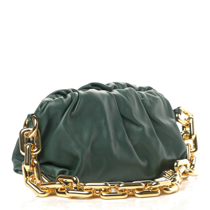 Bottega Veneta Calfskin The Pouch Chain Raintree 2 of 4