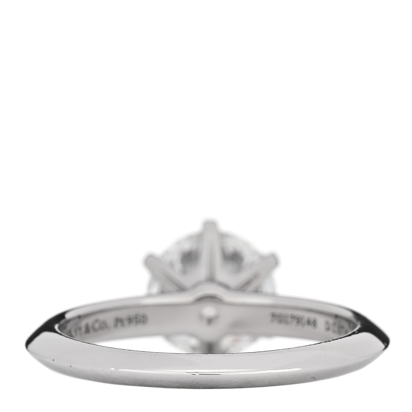 Platinum Diamond 1.67ct Solitaire Engagement Ring 51 5.75