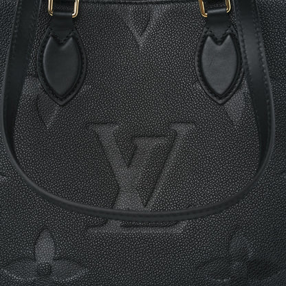 Louis Vuitton Empreinte Monogram Giant OnTheGo MM Black 7 of 9