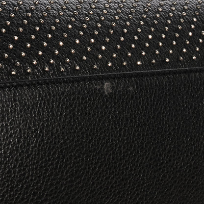 Jimmy Choo Studded Grainy Leather Medium Rosalie Black 5 of 10