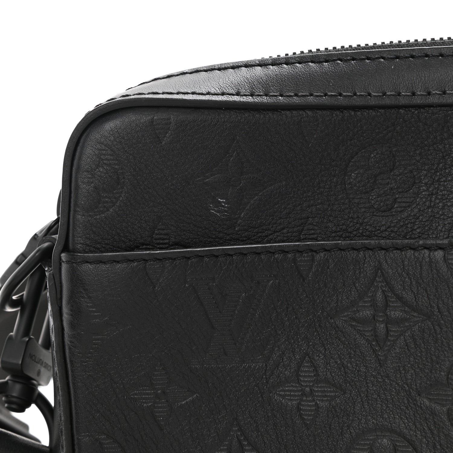 Louis Vuitton Calfskin Monogram Shadow Duo Messenger Black 11 of 11