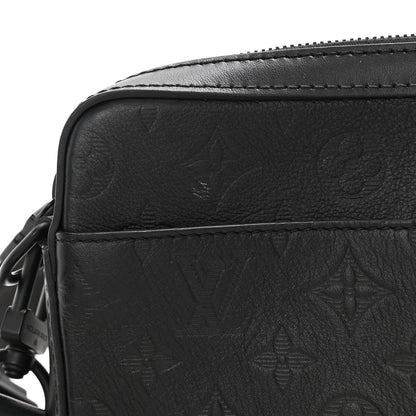 Louis Vuitton Calfskin Monogram Shadow Duo Messenger Black 11 of 11
