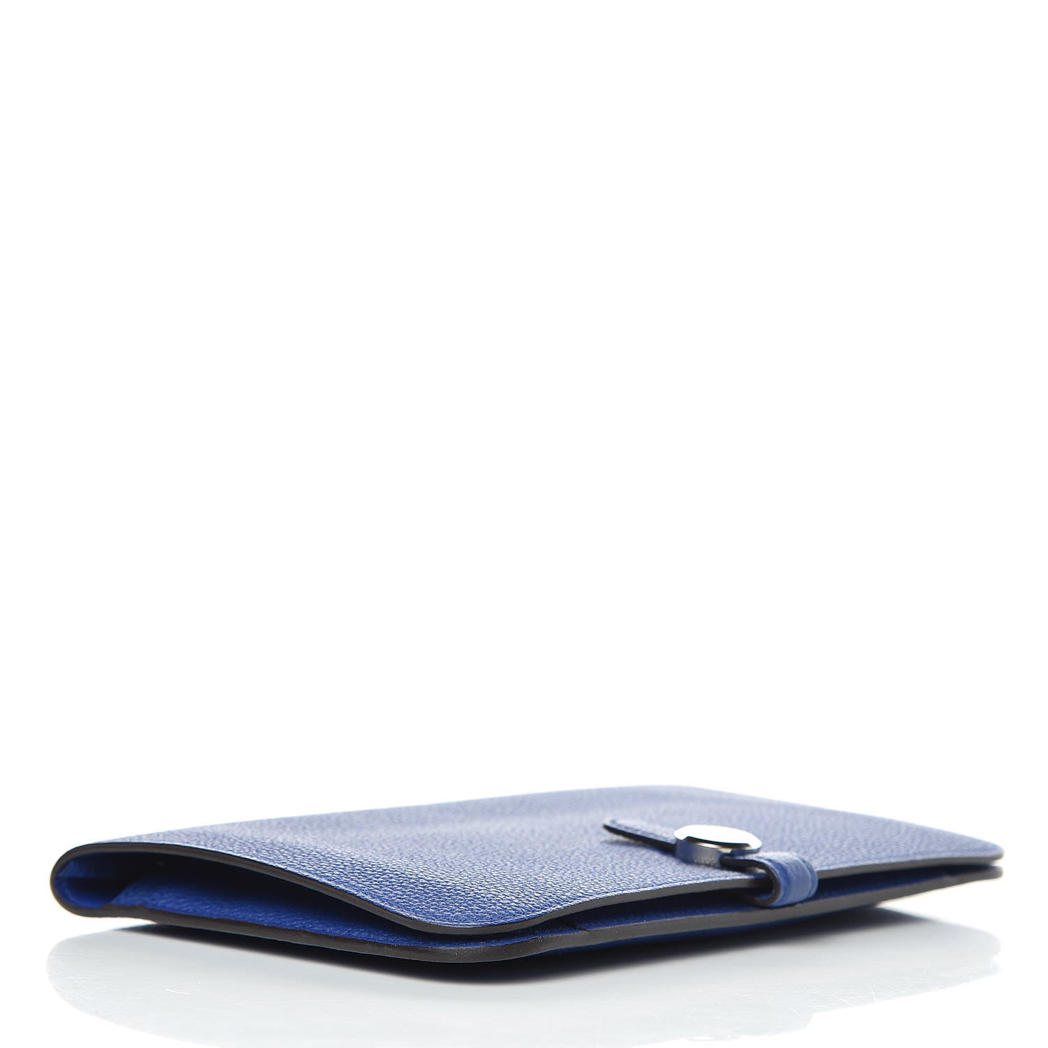 Hermes Togo Dogon Duo Wallet Bleu Electrique 4 of 9