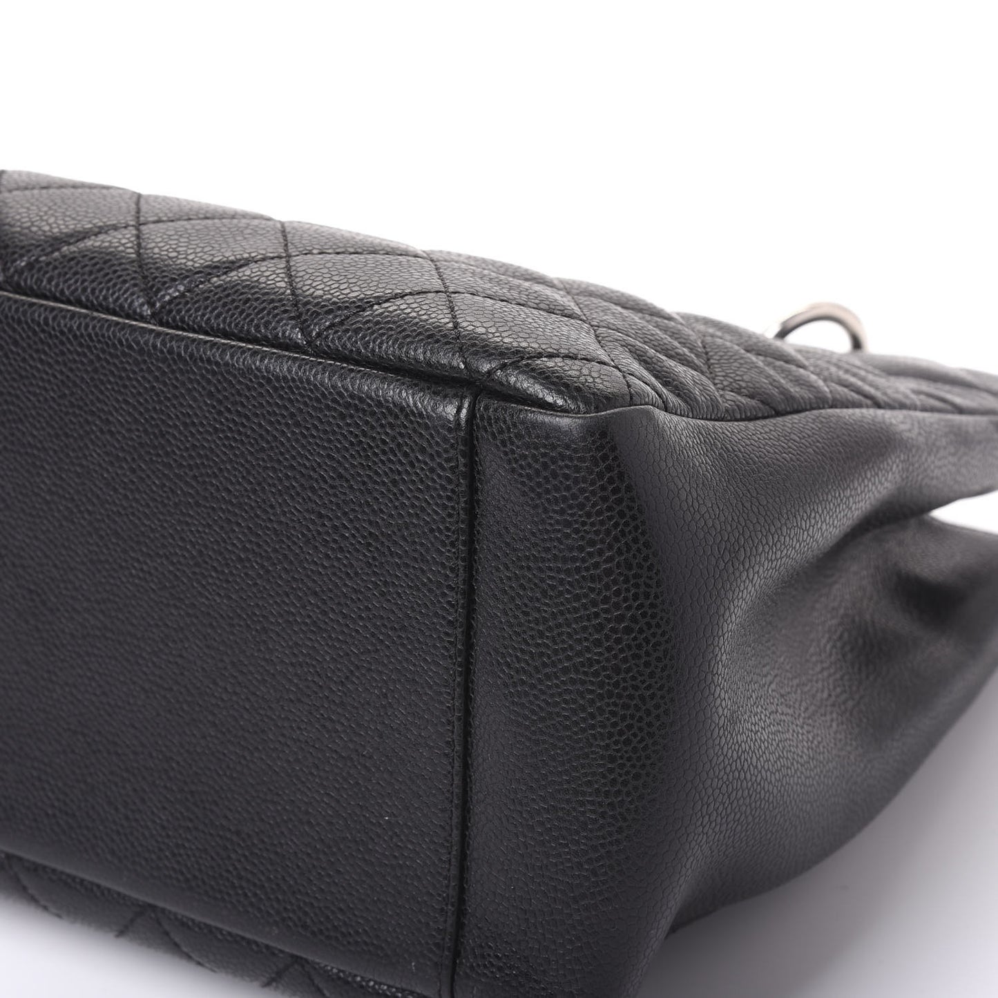 Caviar Quilted Grand Shopping Tote GST Black